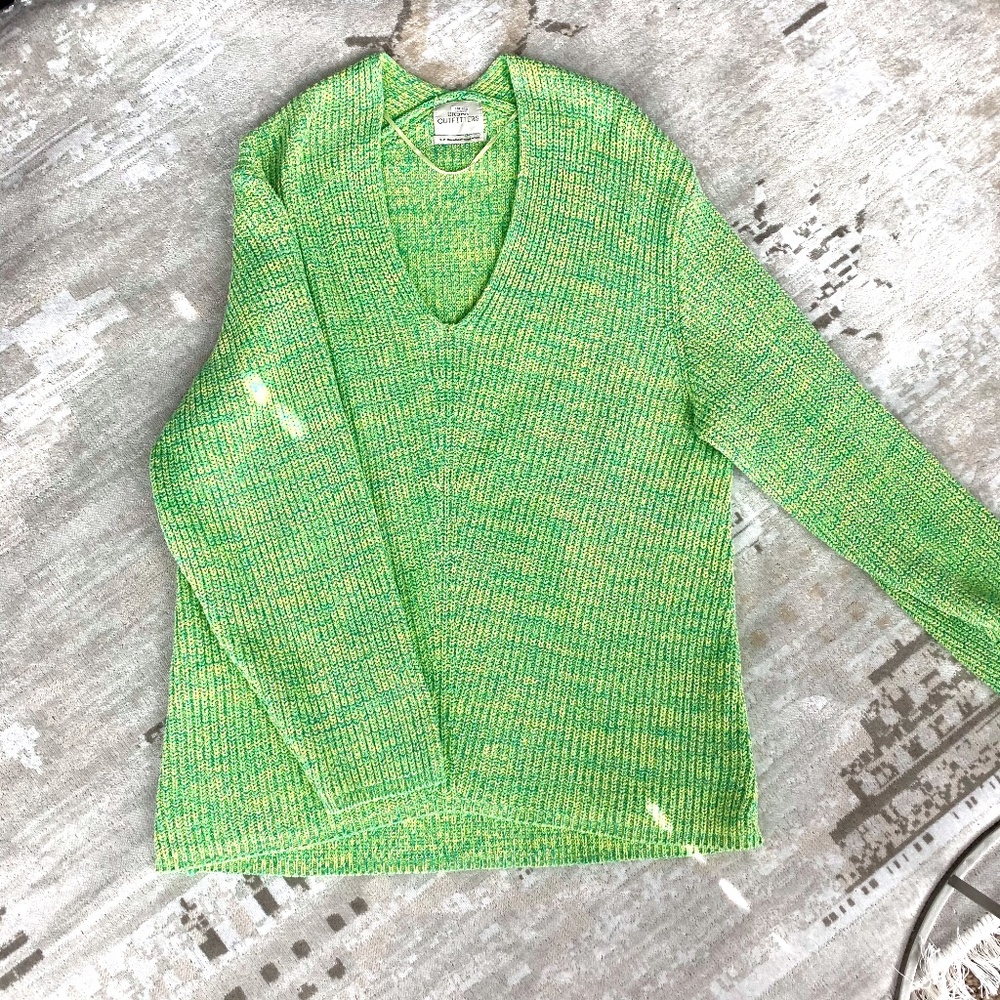Green Oversized Sweater